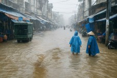 Mưa lớn Vĩnh Long gây ngập nhiều khu vực, nguy cơ ảnh hưởng đời sống và sản xuất