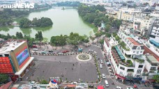 Toàn cảnh không gian Hồ Gươm sau hơn 3 tháng chỉnh trang