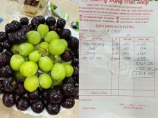 Vụ 3 chùm nho giá 4,5 triệu đồng: Phạt cửa hàng vì kinh doanh đồ nhập lậu