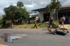 Va chạm với xe tải trên đường Hồ Chí Minh, 2 thanh niên đi xe máy tử vong