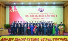 Đại hội Đảng bộ Bộ Nông nghiệp và Môi trường mở ra nhiệm kỳ hành động vì mục tiêu phát triển xanh