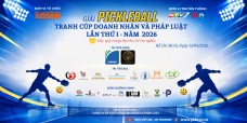 TRUNG TÂM TRỌNG TÀI THƯƠNG MẠI QUỐC TẾ TGAC: NHÀ TÀI TRỢ VÀNG LAN TỎA YÊU THƯƠNG TẠI "GIẢI PICKLEBALL LẦN 1 - 2026" DO CÔNG TY CP TẠP CHÍ DOANH NHÂN VÀ PHÁP LUẬT TỔ CHỨC