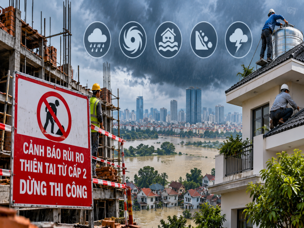 Hà Nội quy định tiêu chí phòng, chống thiên tai đối với nhà ở hộ gia đình
