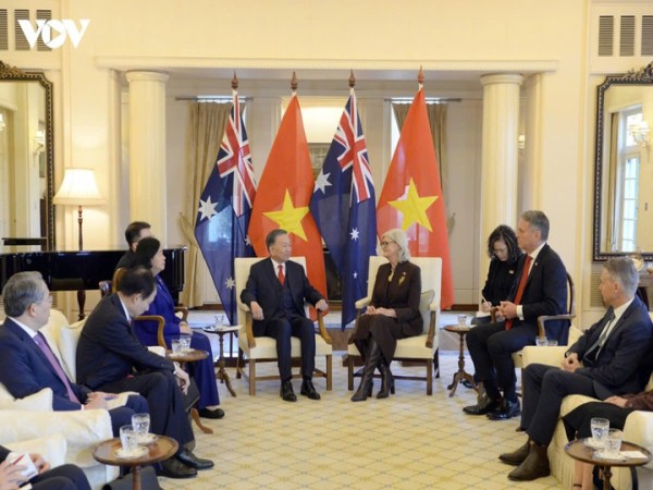 Tổng Bí thư, Chủ tịch nước Tô Lâm hội kiến Toàn quyền Australia