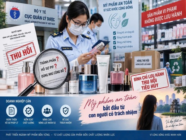 Hàng loạt mỹ phẩm bị thu hồi: “Lỗ hổng” hồ sơ và bài toán chất lượng nhân lực doanh nghiệp