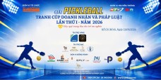 TRUNG TÂM TRỌNG TÀI THƯƠNG MẠI QUỐC TẾ TGAC: NHÀ TÀI TRỢ VÀNG LAN TỎA YÊU THƯƠNG TẠI "GIẢI PICKLEBALL LẦN 1 - 2026" DO CÔNG TY CP TẠP CHÍ DOANH NHÂN VÀ PHÁP LUẬT TỔ CHỨC