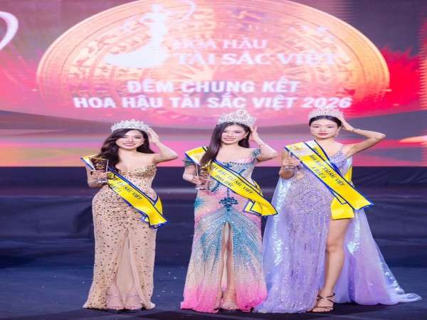 RỰC RỠ ĐÊM VINH DANH – DẤU ẤN MỚI CỦA HOA HẬU TÀI SẮC VIỆT 2026