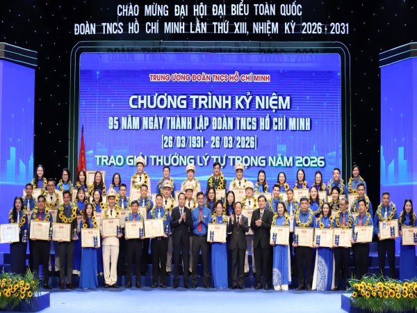 Vinh danh 100 cán bộ Đoàn xuất sắc toàn quốc năm 2026