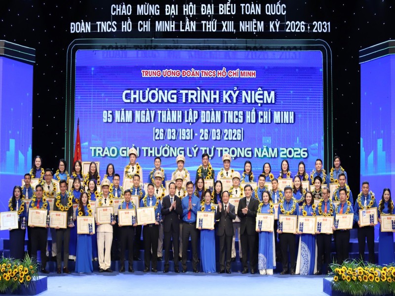 Vinh danh 100 cán bộ Đoàn xuất sắc toàn quốc năm 2026