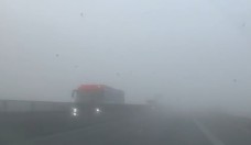 Sương mù dày đặc, tạm cấm một số đoạn cao tốc qua Thanh Hóa - Ninh Bình