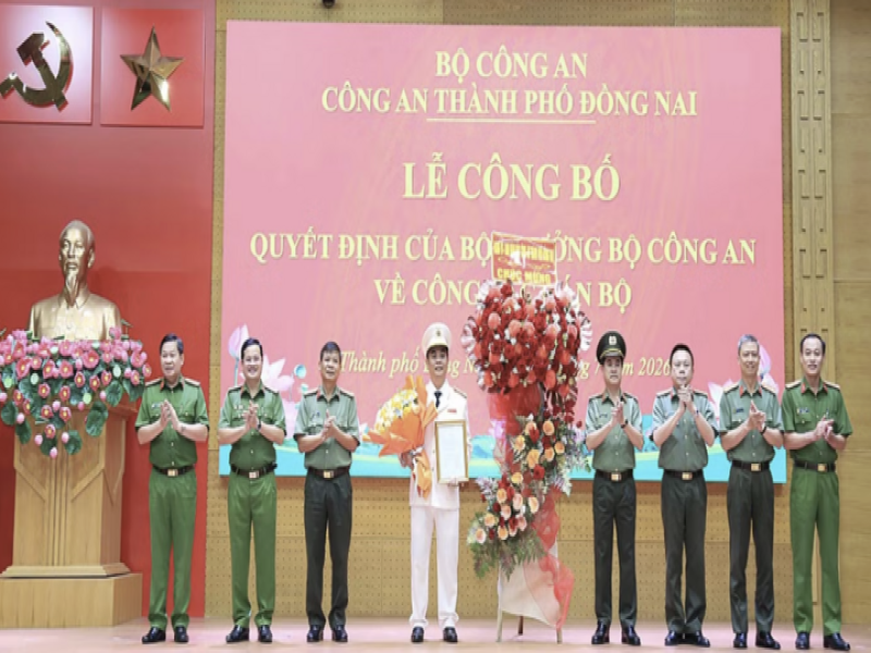 Tân Phó Giám đốc Công an được biệt phái về làm Ban Quản lý dự án TP Đồng Nai