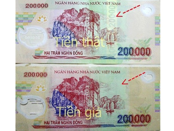 Tiền giả 200.000 đồng xuất hiện trở lại: Cách phân biệt để tránh bị lừa