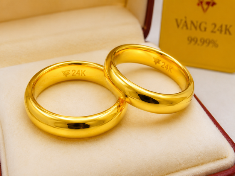 1 chỉ vàng nhẫn tròn 9999 Doji hôm nay 9/7/2026 giá bao nhiêu?