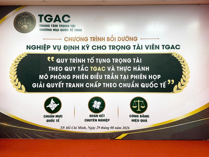 TGAC tổ chức chương trình bồi dưỡng nghiệp vụ định kỳ cho trọng tài viên và trao quyết định bổ nhiệm thành viên mới