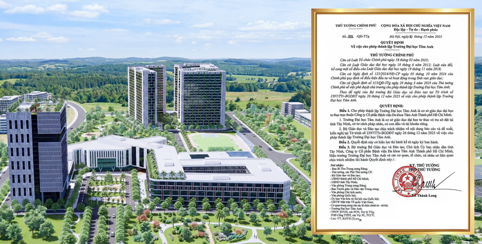 Thành lập Trường Đại học Tâm Anh, tuyển sinh đầu năm 2027 - Ảnh 1.