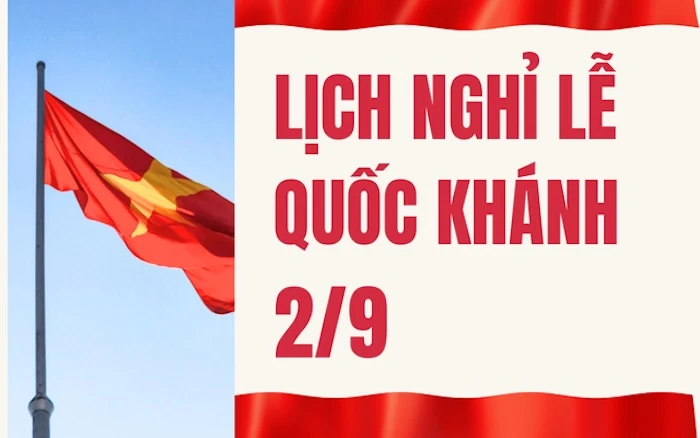 Quốc khánh 2/9 năm 2026, công chức, viên chức sẽ được nghỉ liên tục 5 ngày.