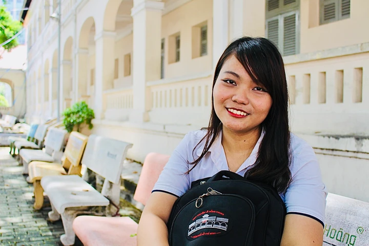 Trần Thị Diệu Liên, nữ sinh trúng tuyển ĐH Harvard với mức học bổng hơn 300.000 USD.