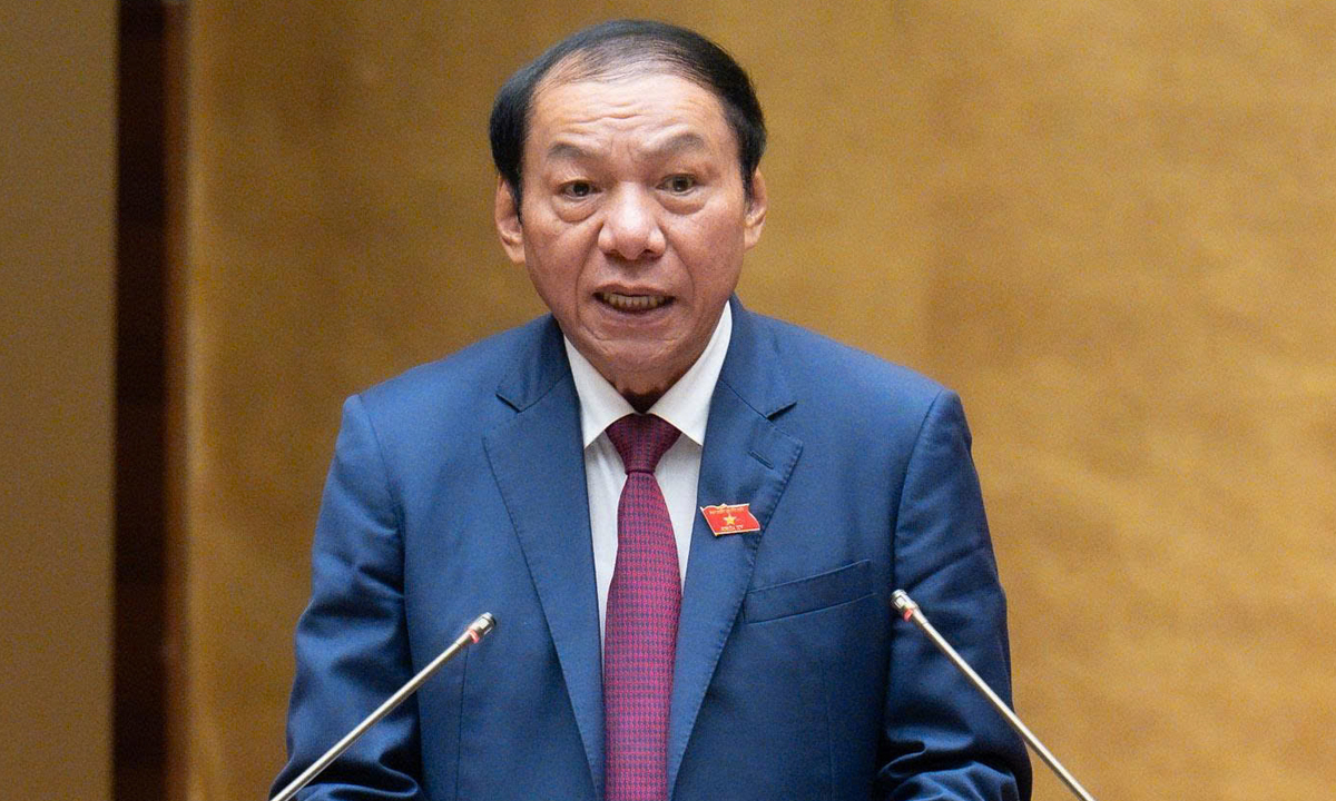 Bộ trưởng Văn hoá, Thể thao và Du lịch Nguyễn Văn Hùng.
