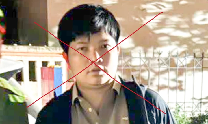 Nguyễn Sỹ Thiết thời điểm bị bắt giữ. (Ảnh: CACC)