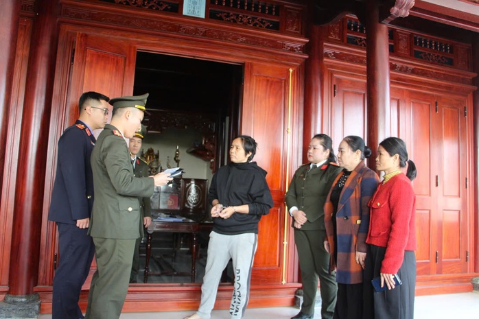 Công an thông tin chính thức vụ khám xét, bắt giữ Hồ Thị Hải - Ảnh 1.