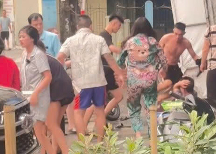 Hiện trường vụ việc.