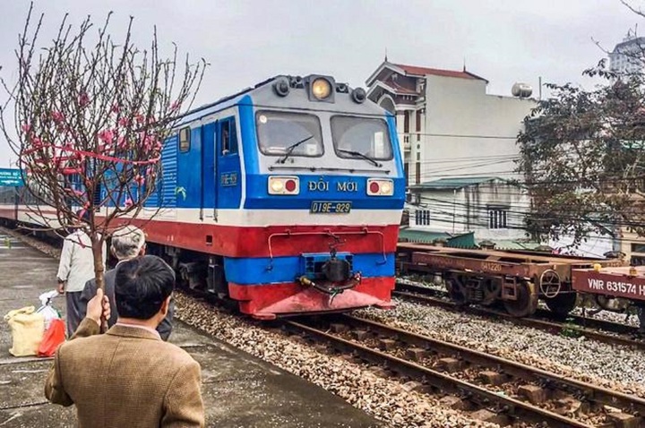 Hiện chỉ còn khoảng 2.500 vé tàu suốt Tết Bính Ngọ. (Ảnh: Đường sắt)