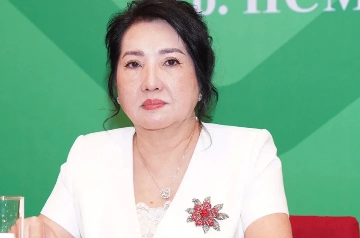 Bà Nguyễn Thị Như Loan (Chủ tịch HĐQT kiêm TGĐ Công ty Quốc Cường Gia Lai).