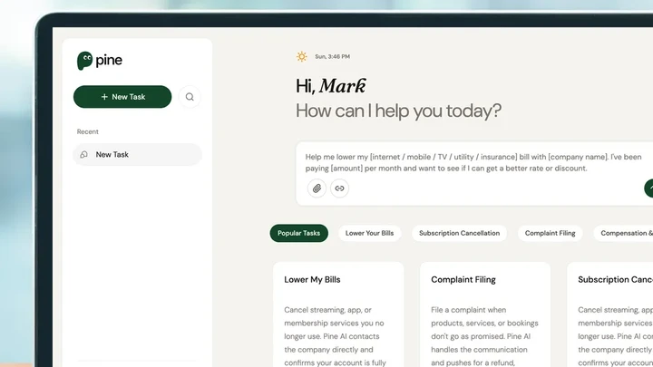 Pine - trợ lý AI sẵn sàng thay bạn gọi điện, gửi email và xử lý mọi rắc rối dịch vụ. (Nguồn: Pine)