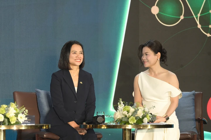 Bà Nguyễn Thị Mỹ Hạnh - Phó Tổng Giám đốc, Tổng Giám đốc Ngân hàng Bán lẻ MSB - chia sẻ chiến lược định vị phân khúc khách hàng.