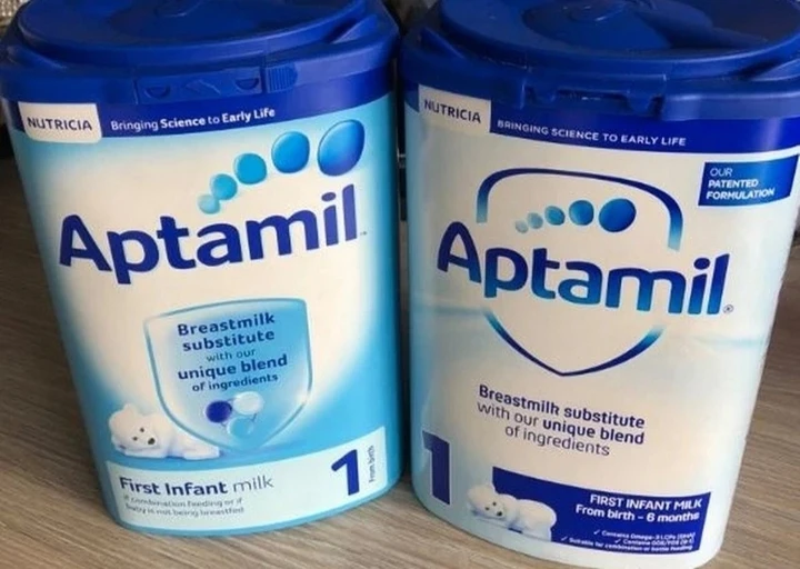 Công ty Danone - tập đoàn thực phẩm đa quốc gia có trụ sở tại Pháp - đã thông báo tự nguyện thu hồi một lô sản phẩm sữa Aptamil do hãng sản xuất và phân phối tại thị trường Anh. (Ảnh: The Mirror)