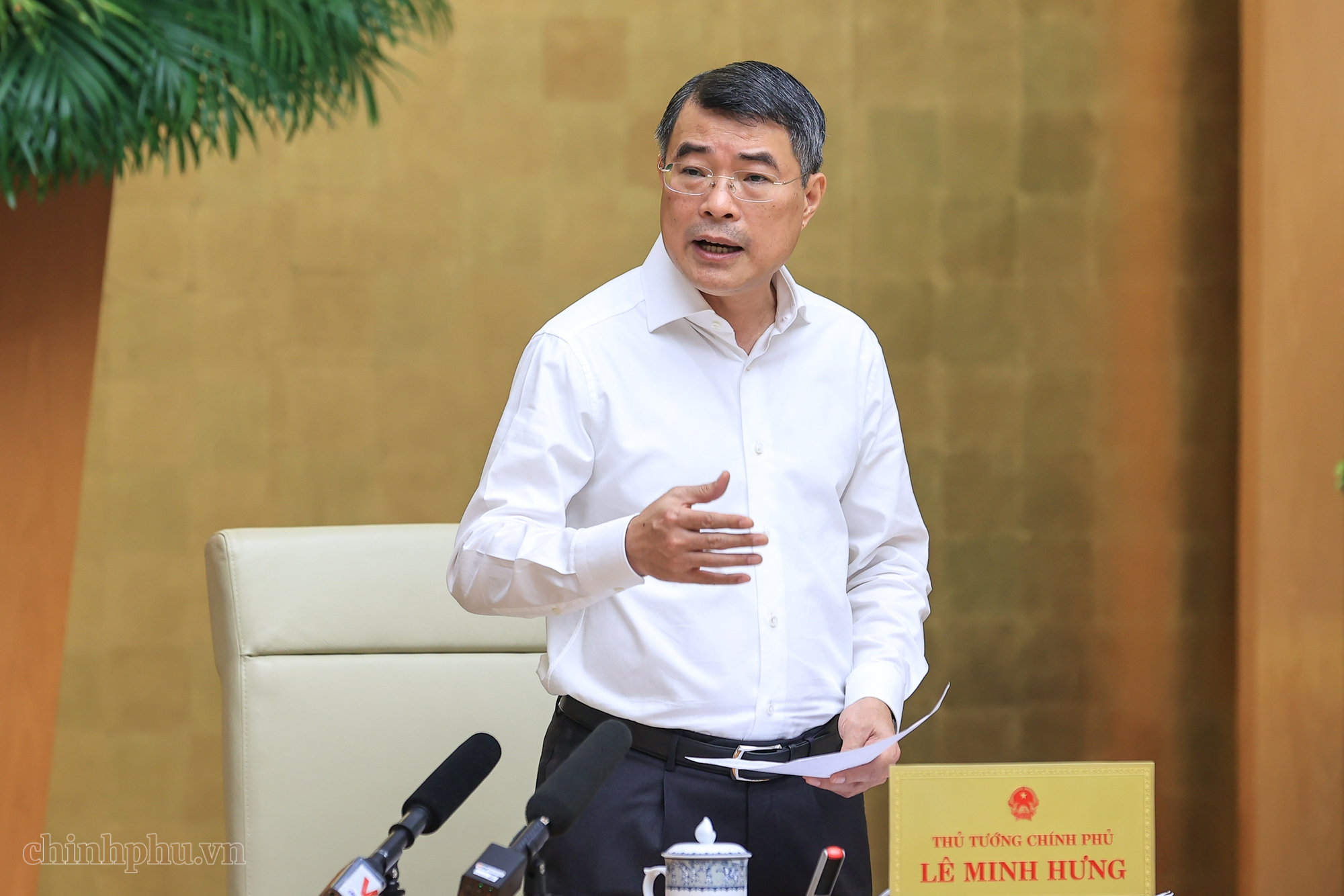 Thủ tướng Lê Minh Hưng. (Ảnh: VGP)