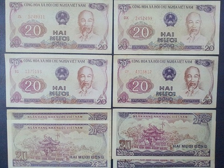 Tờ tiền năm 1985.