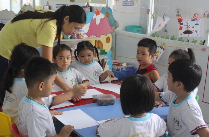 Trẻ mầm non là con công nhân tại các khu công nghiệp được hỗ trợ 240.000 đồng/tháng, tối đa 9 tháng trong một năm học. ((Ảnh minh họa)
