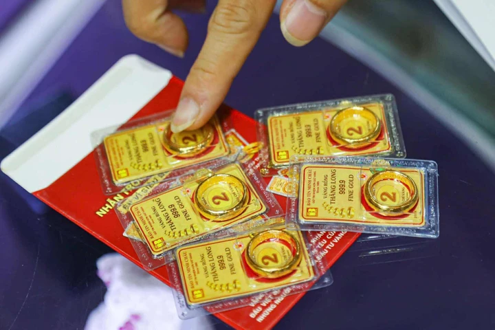 Giá vàng hôm nay suy giảm. (Ảnh: Minh Đức).