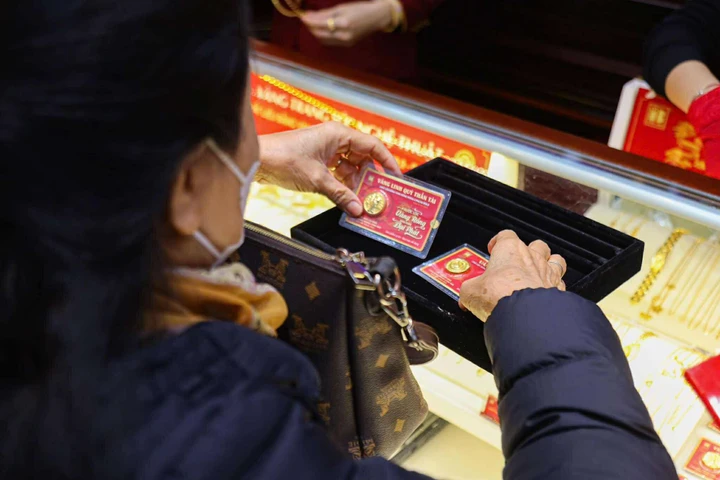 Giá vàng hôm nay chững lại. (Ảnh: Minh Đức).